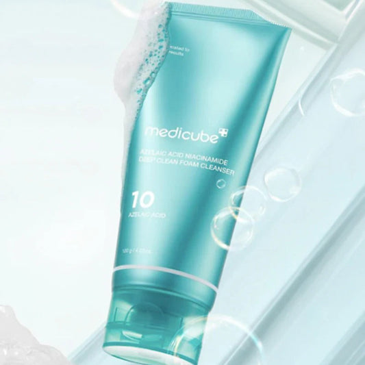 Medicube Azelaic Acid Niacinamide Deep Clean Foam Cleanser 120g at Embé Skin Korean and Japanese Beauty Skincare