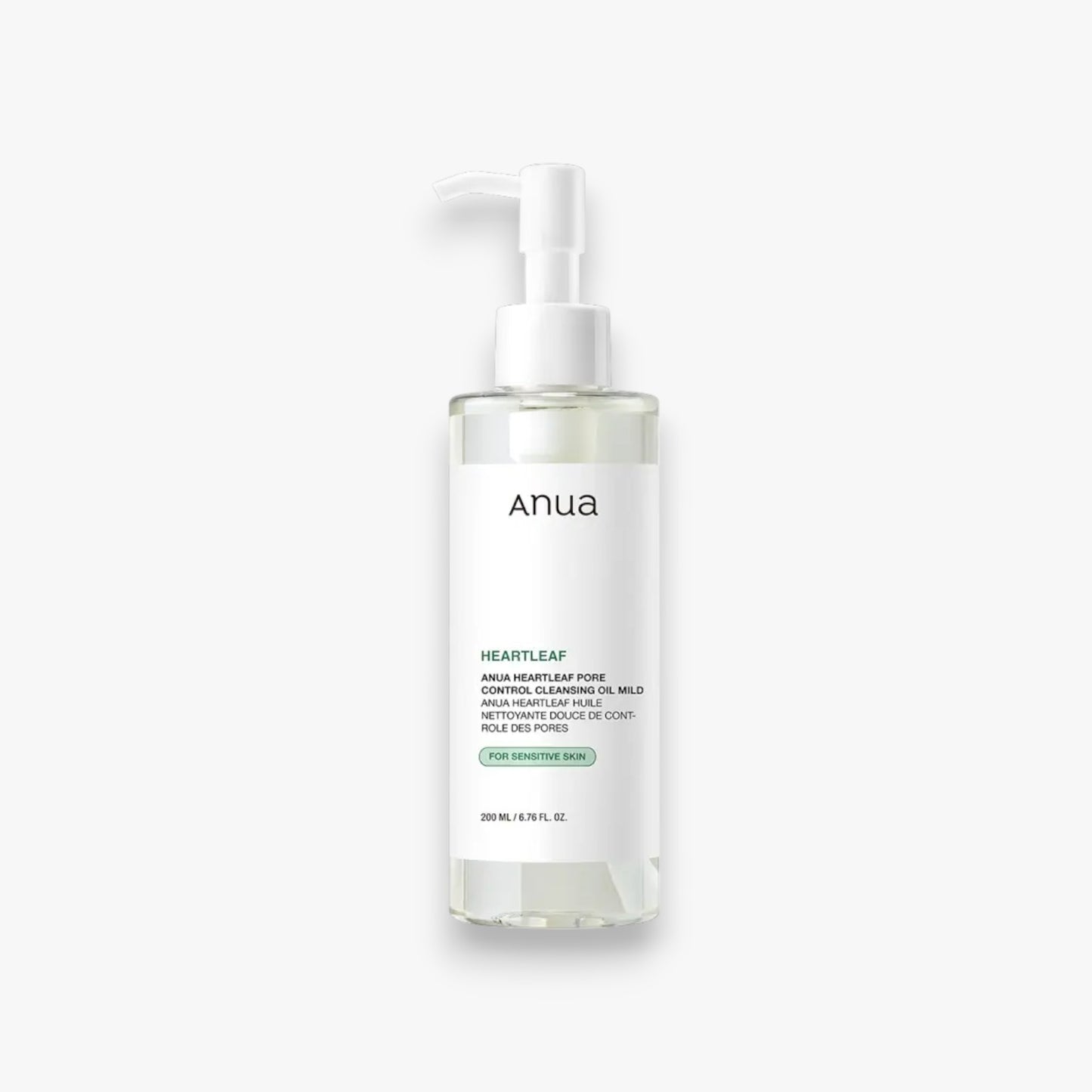 Anua Heartleaf Pore Control Cleansing Oil Mild 200ml at Embé Skin Korean and Japanese Beauty Skincare
