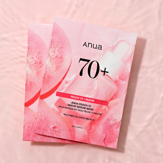Anua Peach 70+ Niacin Serum Mask 25ml at Embé Skin Korean and Japanese Beauty Skincare