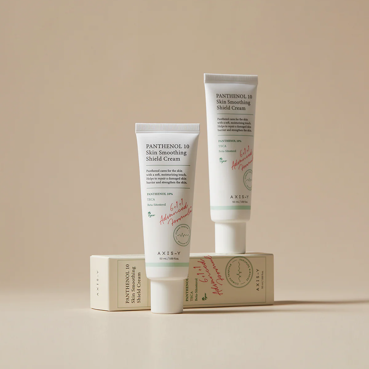 AXIS-Y Panthenol 10 Skin Smoothing Shield Cream 50ml at Embé Skin Korean and Japanese Beauty Skincare