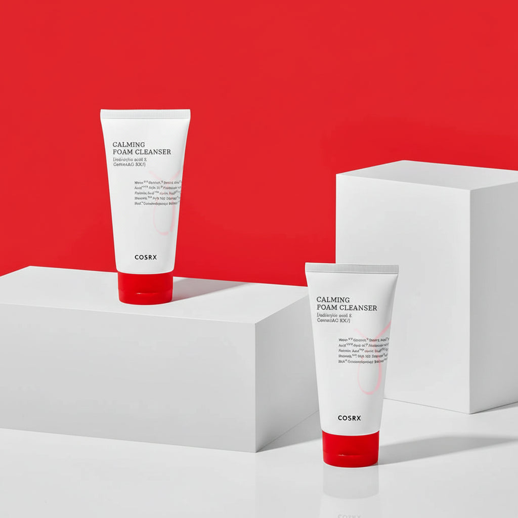 COSRX AC Collection Calming Foam Cleanser 150ml at Embé Skin Korean and Japanese Beauty Skincare