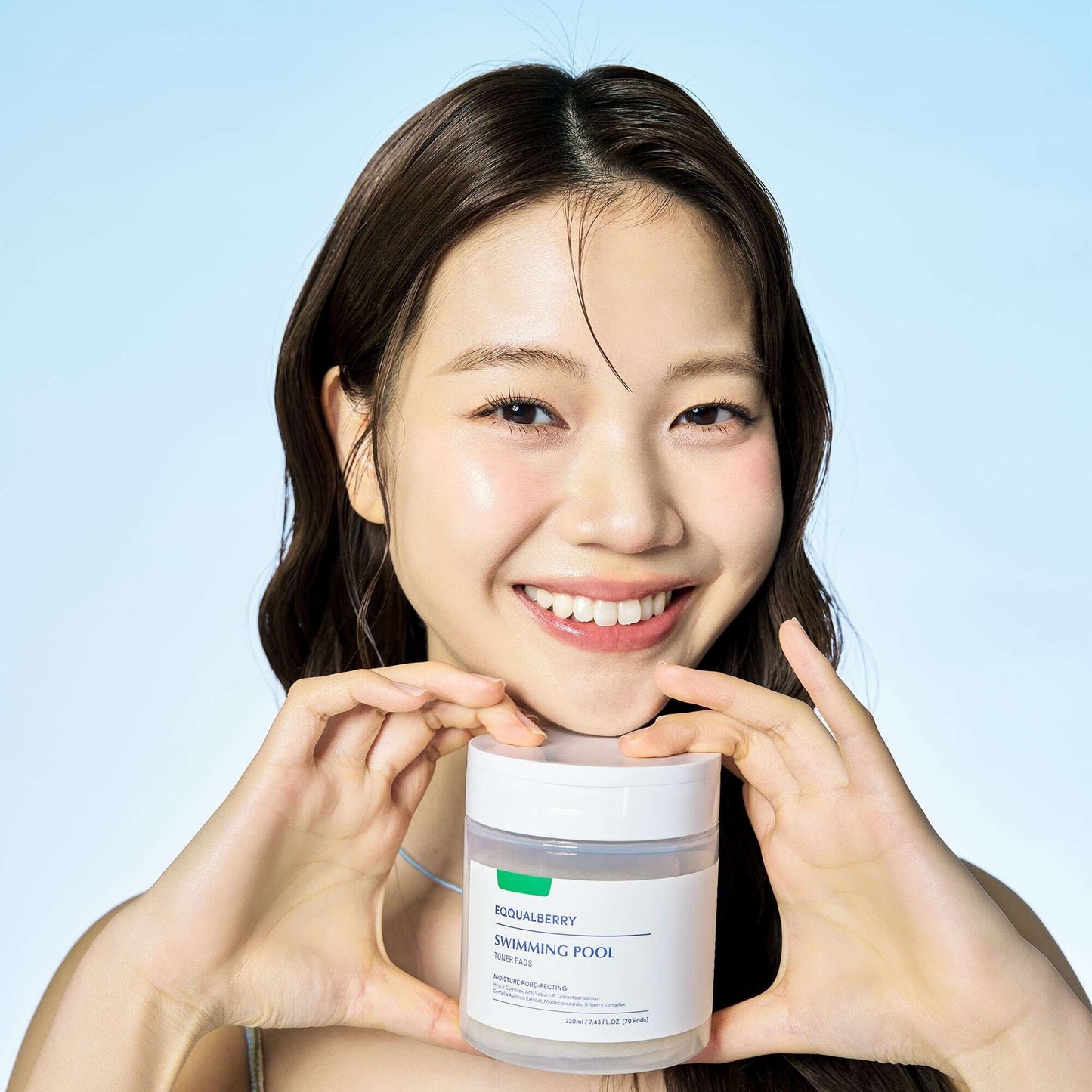 EQQUALBERRY Swimming Pool Toner Pads 70 Pads at Embé Skin Korean and Japanese Beauty Skincare