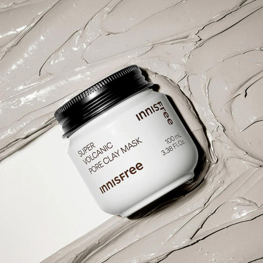 Innisfree Super Volcanic Pore Clay Mask 100ml at Embé Skin Korean and Japanese Beauty Skincare
