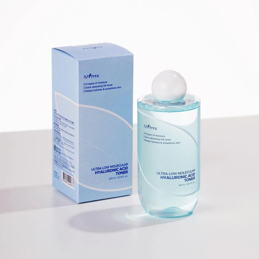 Isntree Ultra-Low Molecular Hyaluronic Acid Toner 300ml at Embé Skin Korean and Japanese Beauty Skincare