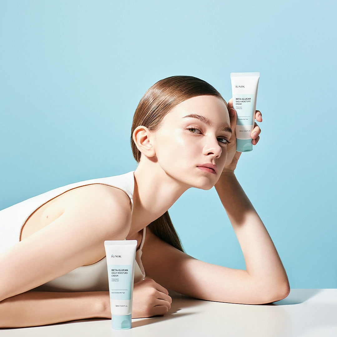 Iunik Beta-Glucan Daily Moisture Cream 60ml at Embé Skin Korean and Japanese Beauty Skincare