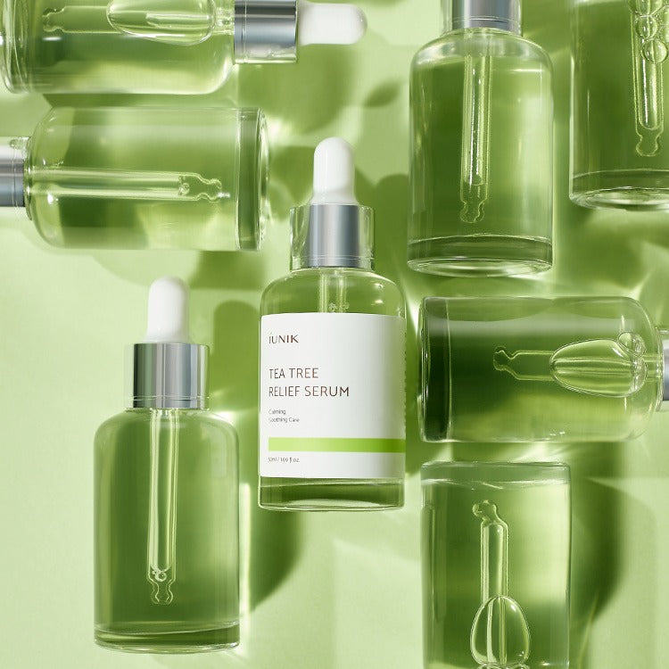 iUNIK Tea Tree Relief Serum 50ml at Embé Skin Korean and Japanese Beauty Skincare