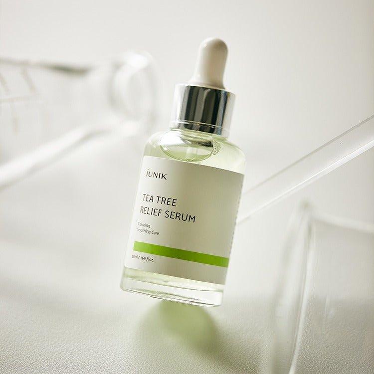 iUNIK Tea Tree Relief Serum 50ml at Embé Skin Korean and Japanese Beauty Skincare