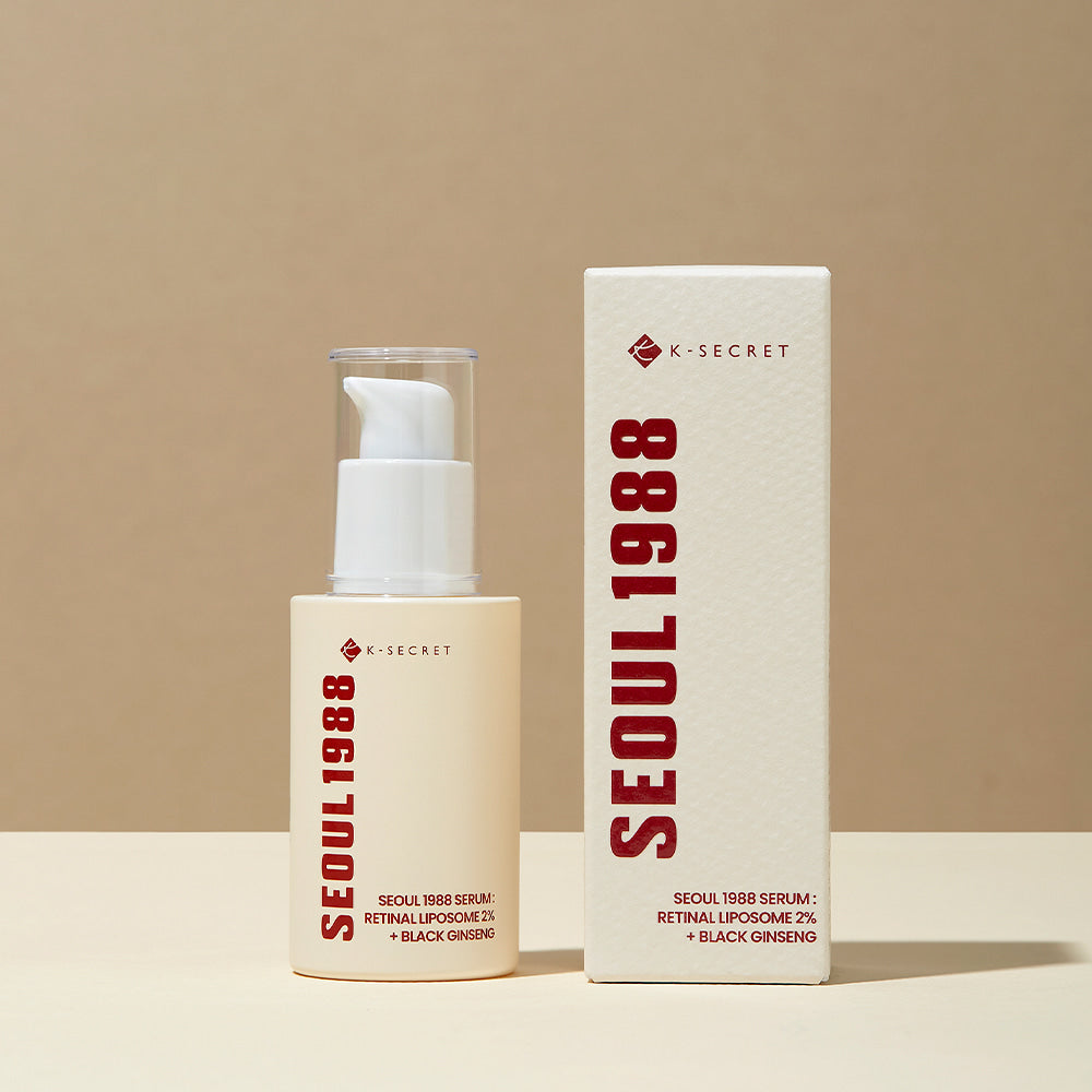 KSECRET SEOUL 1988 Serum Retinal Liposome 2% + Black Ginseng 30ml at Embé Skin Korean and Japanese Beauty Skincare