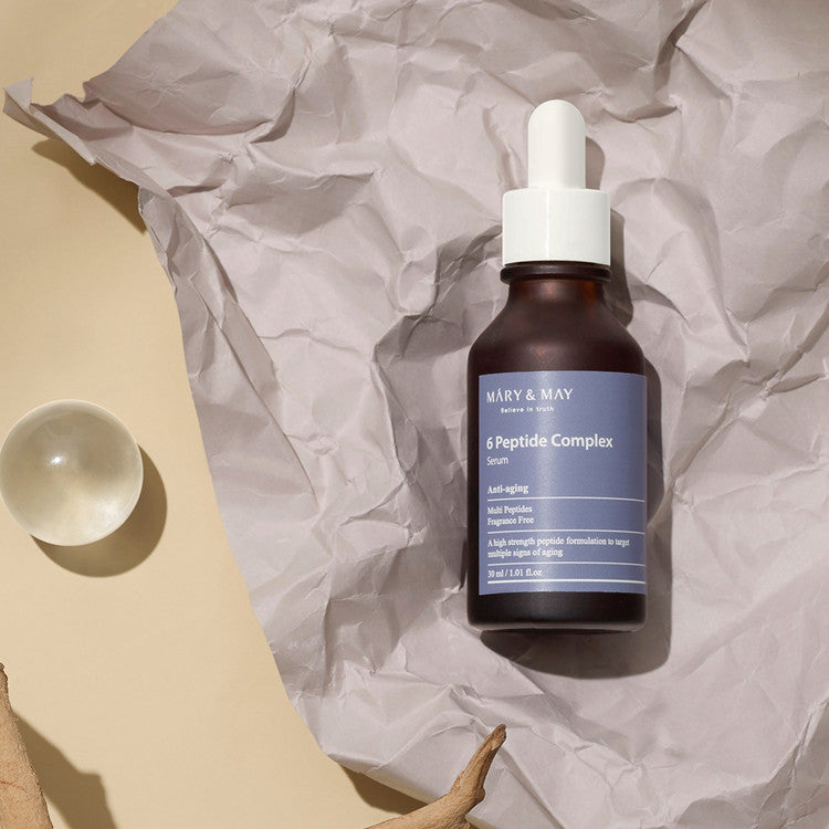 Mary&May 6 Peptide Complex Serum 30ml at Embé Skin Korean and Japanese Beauty Skincare