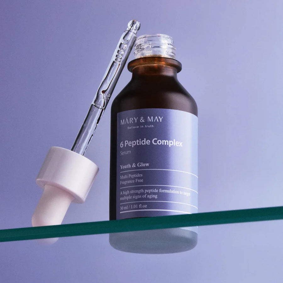 Mary&May 6 Peptide Complex Serum 30ml at Embé Skin Korean and Japanese Beauty Skincare