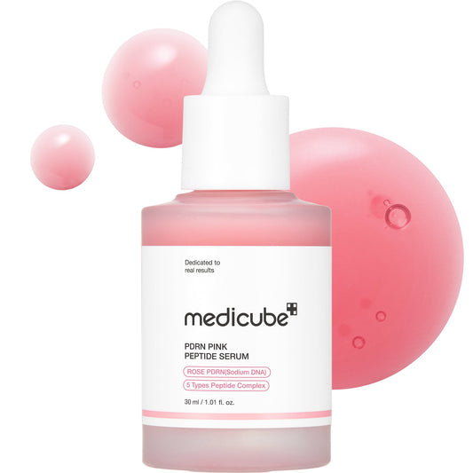 Medicube PDRN Pink Peptide Serum 30ml at Embé Skin Korean and Japanese Beauty Skincare