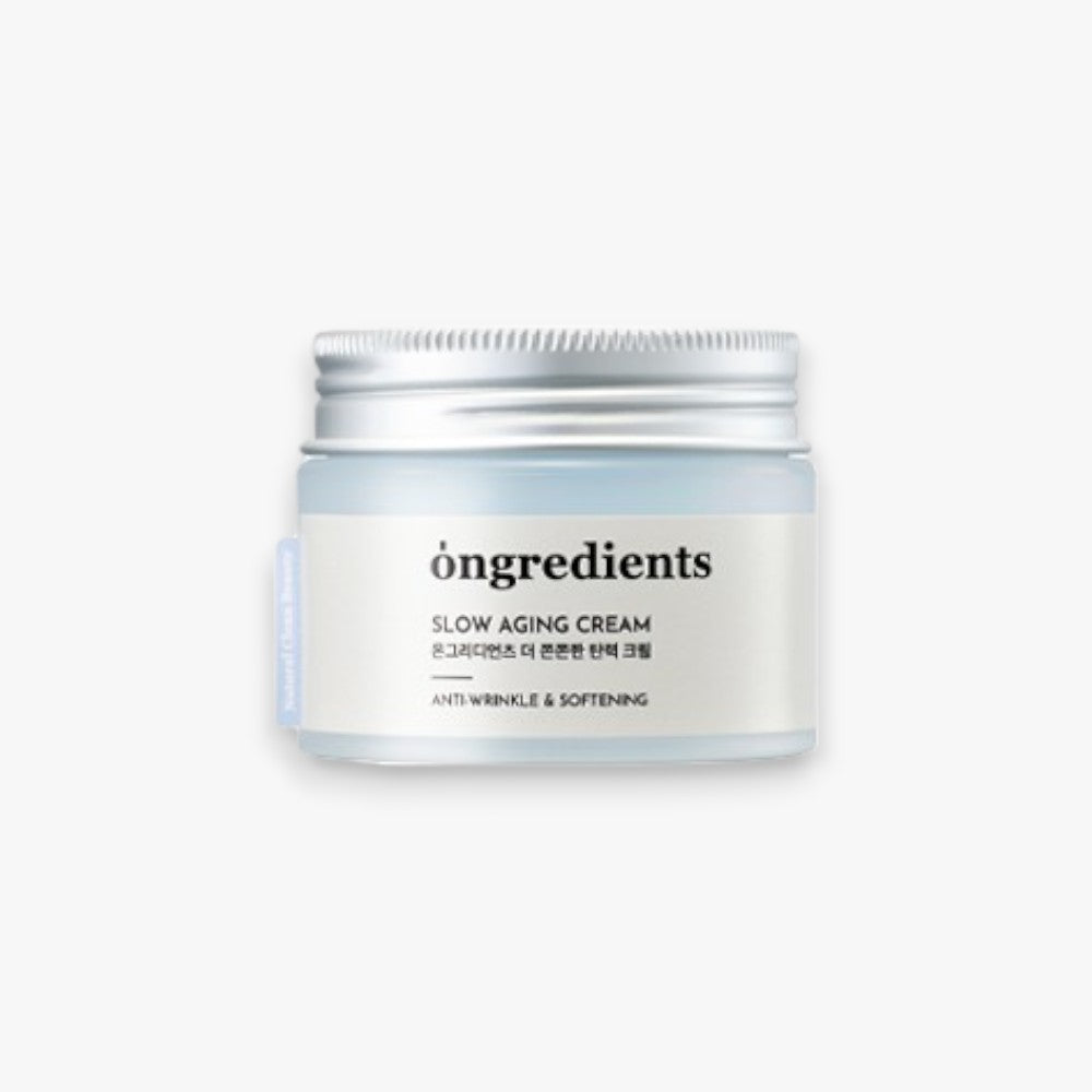 Ongredients Slow Aging Cream 50ml at Embé Skin Korean and Japanese Beauty Skincare