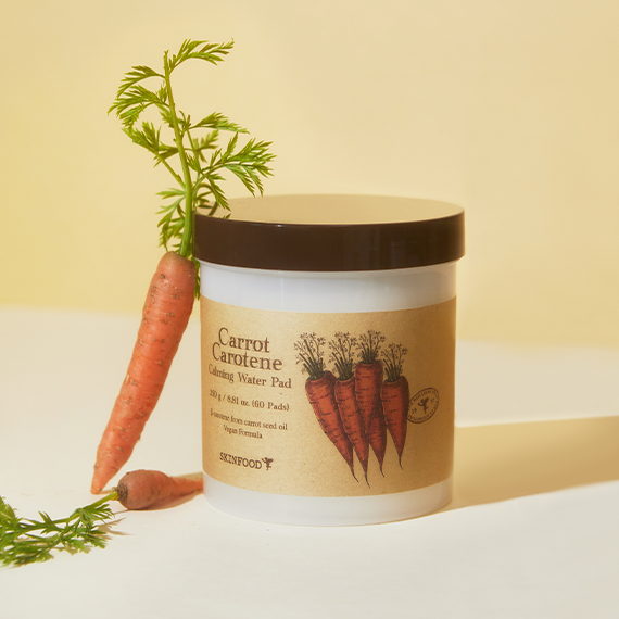 Carrot Carotene Calming Water Pad 60P - Embe Skin