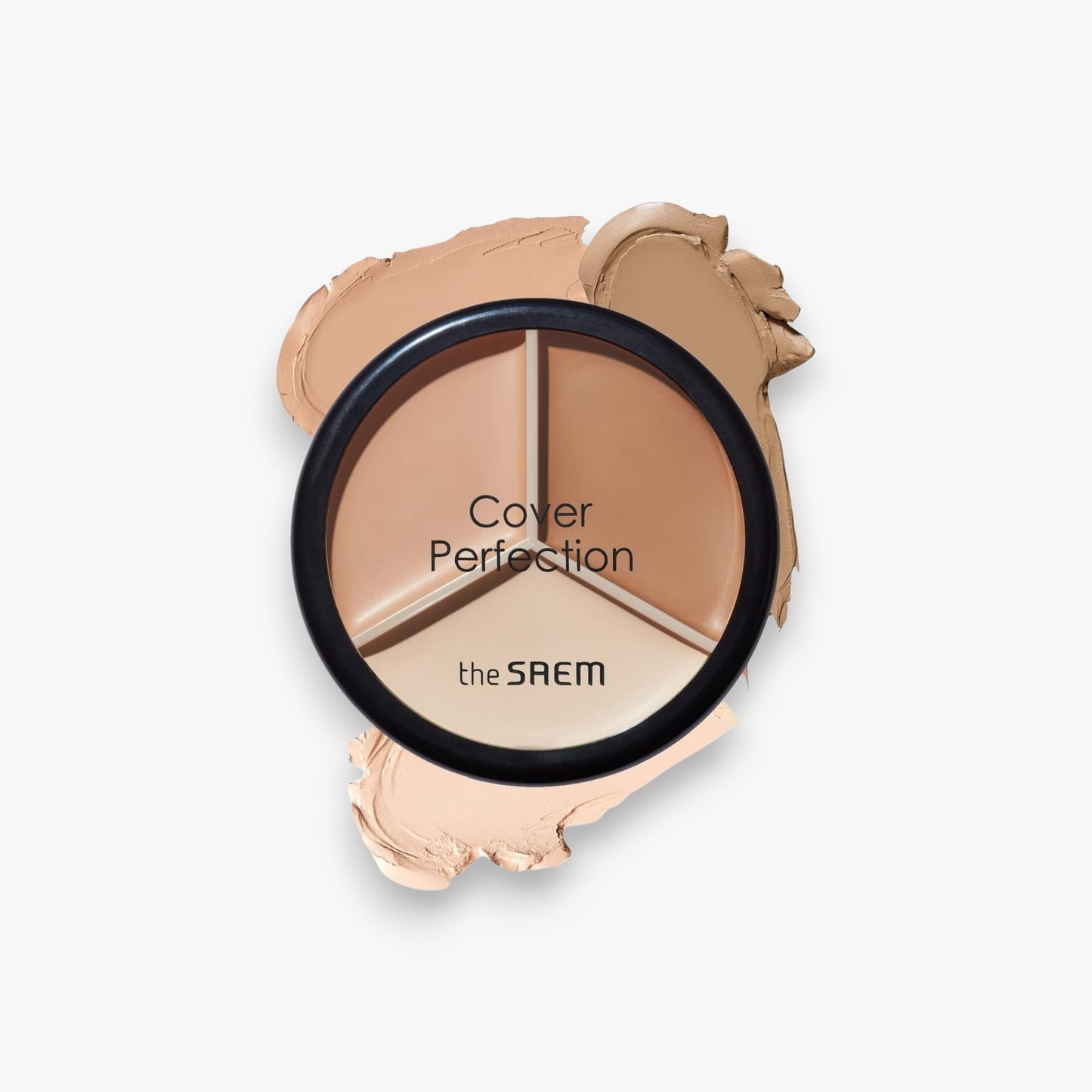 The Saem Cover Perfection Triple Pot Concealer 4.5g at EmbΓ© Skin Korean and Japanese Beauty Skincare