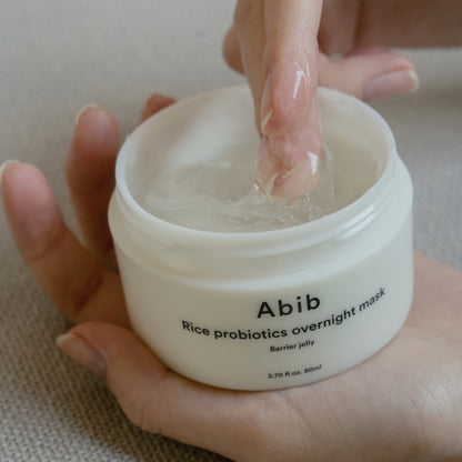 Abib Rice Probiotics Overnight Mask Barrier Jelly 80ml at Embé Skin Korean and Japanese Beauty Skincare
