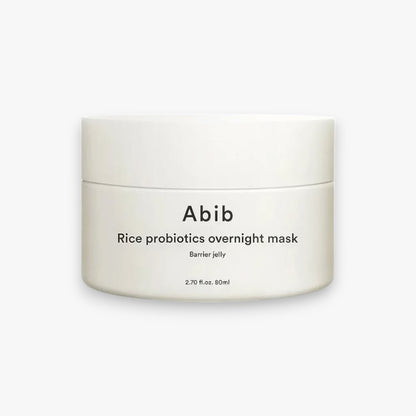 Abib Rice Probiotics Overnight Mask Barrier Jelly 80ml at Embé Skin Korean and Japanese Beauty Skincare