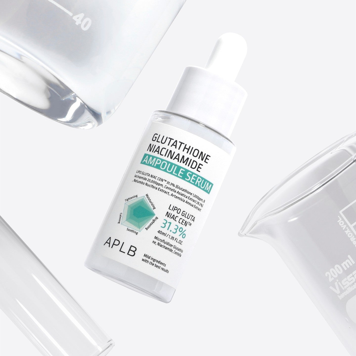 APLB Glutathione Niacinamide Ampoule Serum 40ml at Embé Skin Korean and Japanese Beauty Skincare