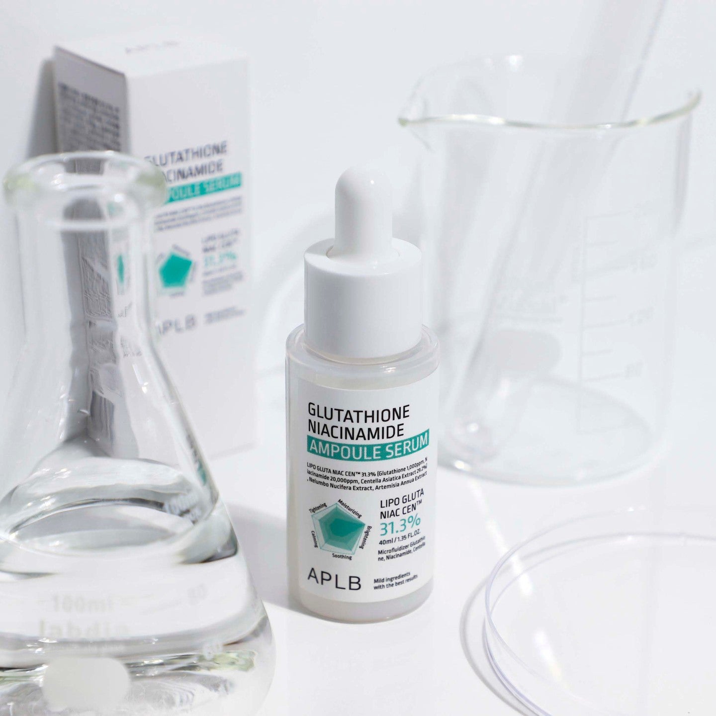 APLB Glutathione Niacinamide Ampoule Serum 40ml at Embé Skin Korean and Japanese Beauty Skincare