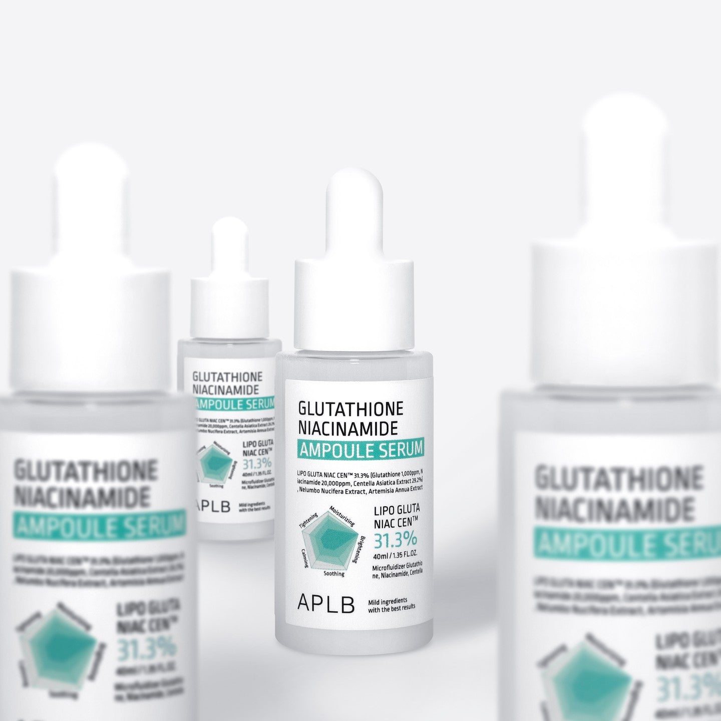 APLB Glutathione Niacinamide Ampoule Serum 40ml at Embé Skin Korean and Japanese Beauty Skincare