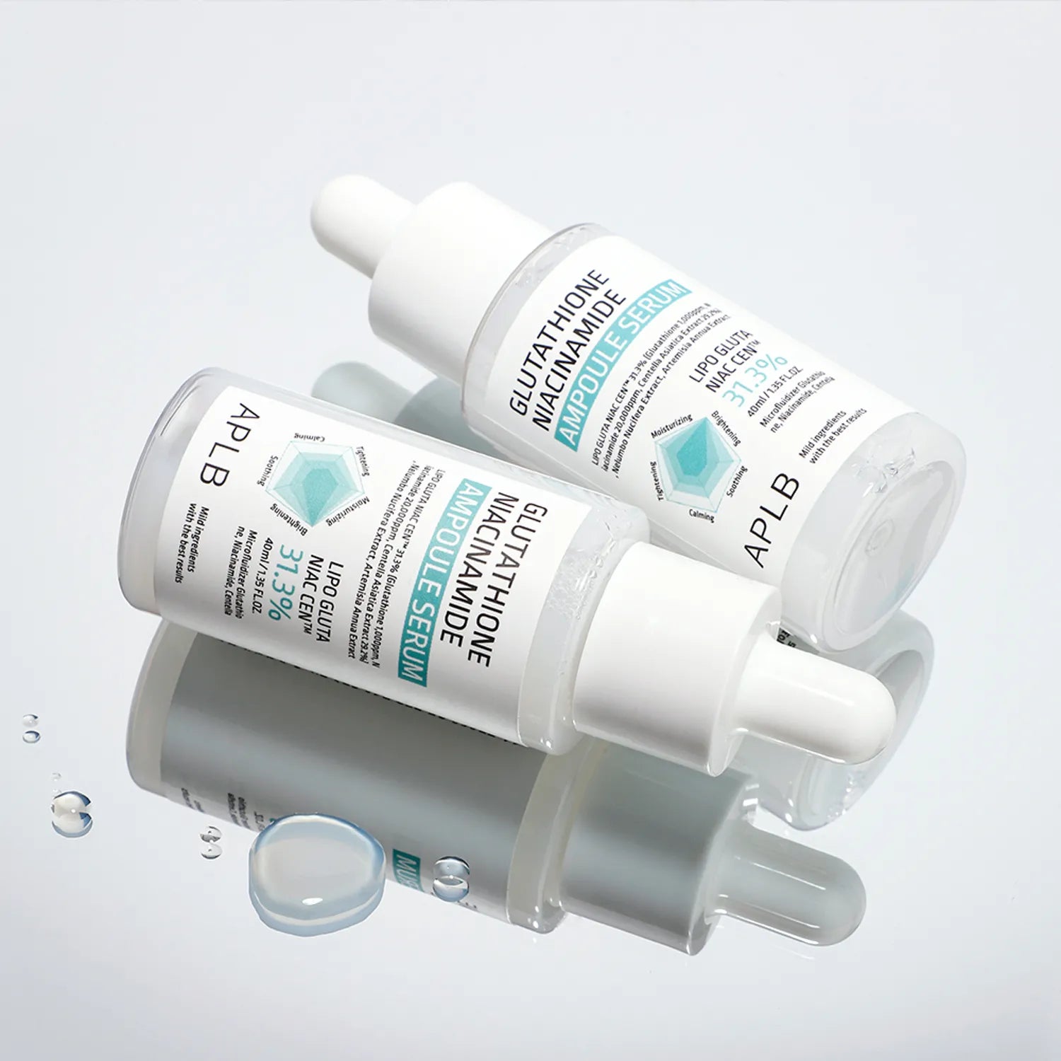 APLB Glutathione Niacinamide Ampoule Serum 40ml at Embé Skin Korean and Japanese Beauty Skincare