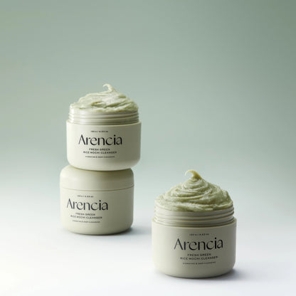 Arencia Fresh Green Rice Mochi Cleanser 120g at Embé Skin Korean and Japanese Beauty Skincare