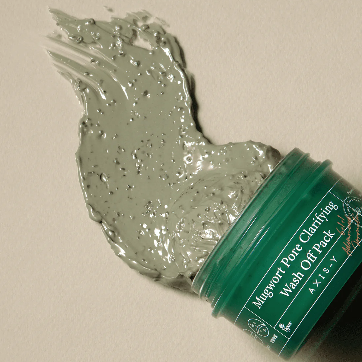 AXIS-Y Mugwort Pore Clarifying Wash Off Pack 100ml at Embé Skin Korean and Japanese Beauty Skincare