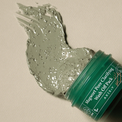 AXIS-Y Mugwort Pore Clarifying Wash Off Pack 100ml at Embé Skin Korean and Japanese Beauty Skincare