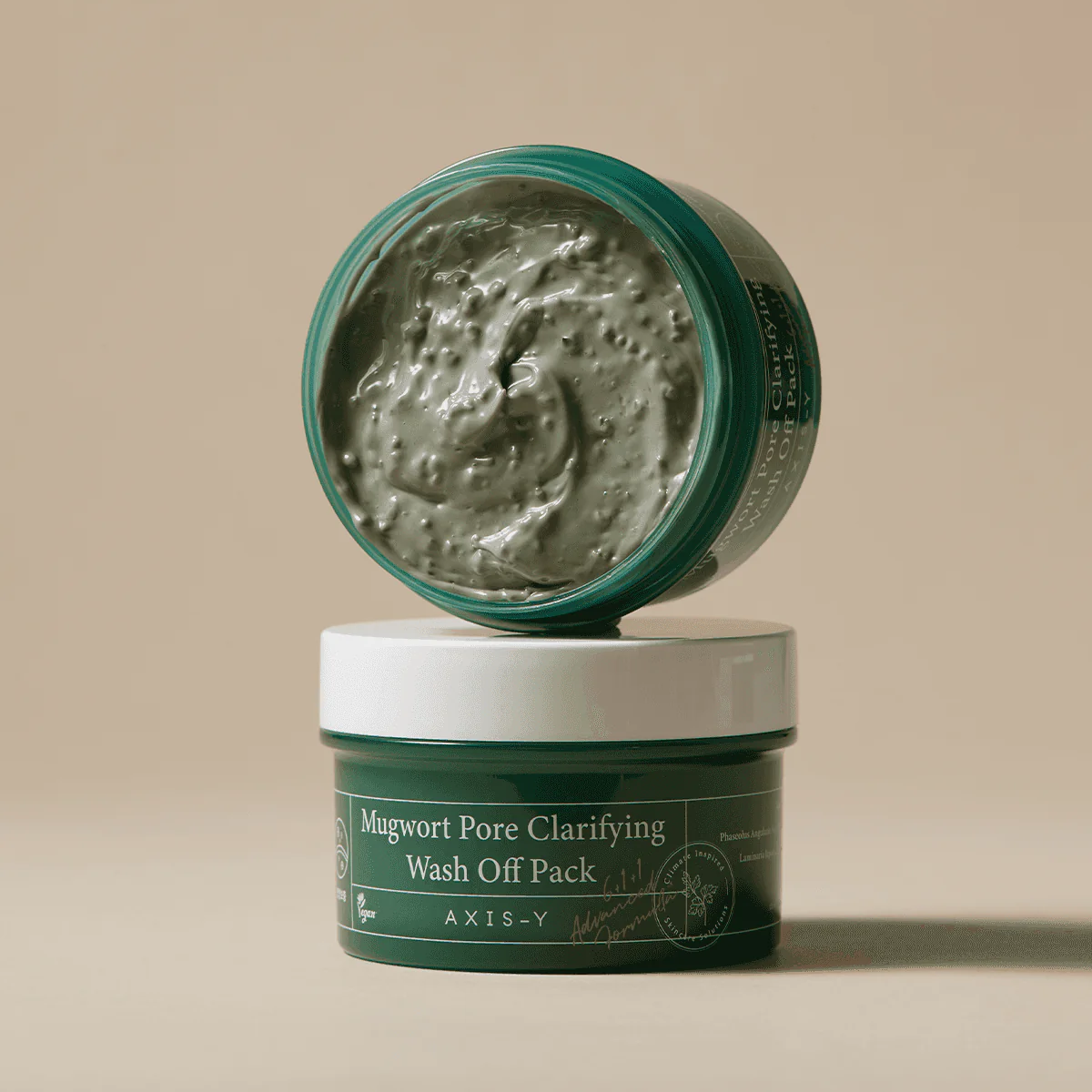 AXIS-Y Mugwort Pore Clarifying Wash Off Pack 100ml at Embé Skin Korean and Japanese Beauty Skincare