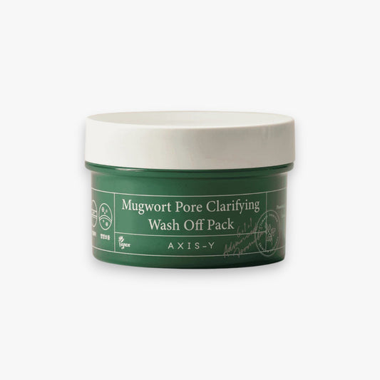 AXIS-Y Mugwort Pore Clarifying Wash Off Pack 100ml at Embé Skin Korean and Japanese Beauty Skincare