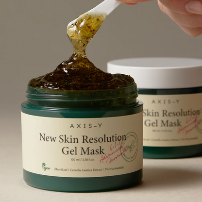 AXIS-Y New Skin Resolution Gel Mask 100ml at Embé Skin Korean and Japanese Beauty Skincare