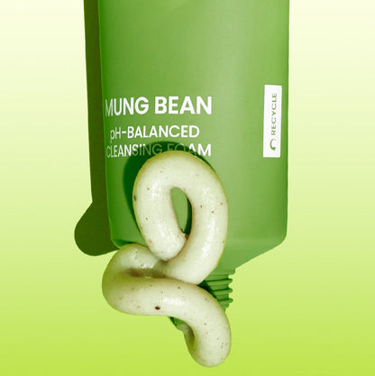 Beplain Mung Bean Ph-balanced Cleansing Foam 80ml at Embé Skin Korean and Japanese Beauty Skincare