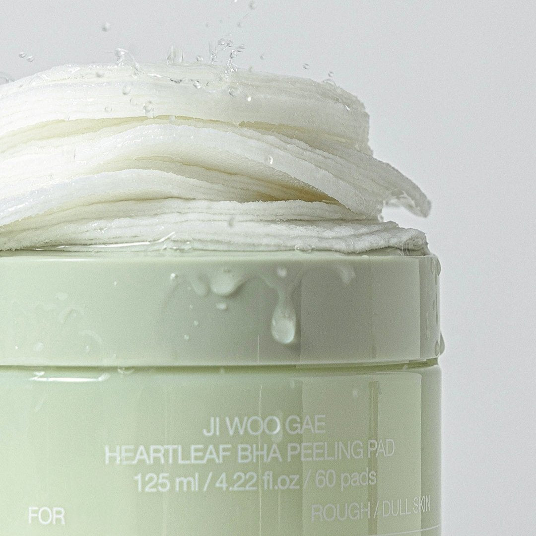 Ji Woo Gae Heartleaf BHA Peeling Pad - Embe Skin