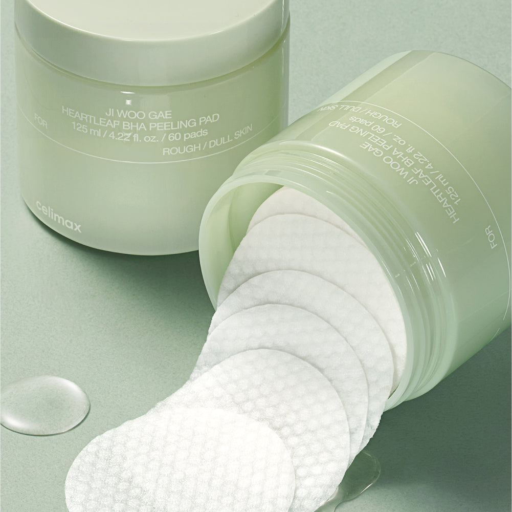 Ji Woo Gae Heartleaf BHA Peeling Pad - Embe Skin