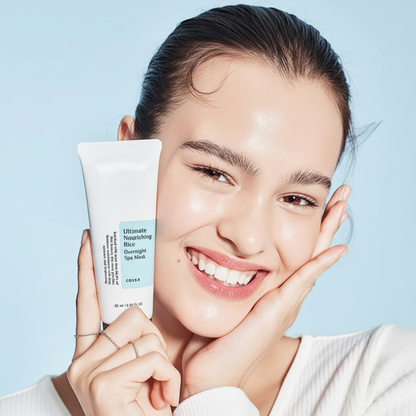 COSRX Ultimate Nourishing Rice Overnight Spa Mask 60ml at Embé Skin Korean and Japanese Beauty Skincare