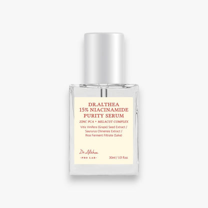 Dr. Althea 15% Niacinamide Purity Serum 30ml at Embé Skin Korean and Japanese Beauty Skincare