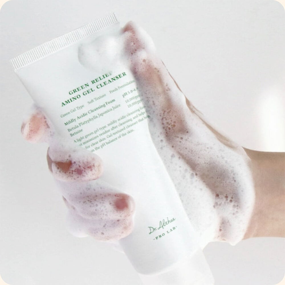Dr. Althea Green Relief Amino Gel Cleanser 100ml at Embé Skin Korean and Japanese Beauty Skincare