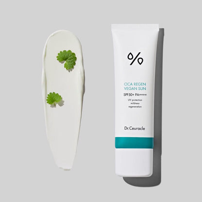 Dr. Ceuracle Cica Regen Vegan Sun 50ml at Embé Skin Korean and Japanese Beauty Skincare