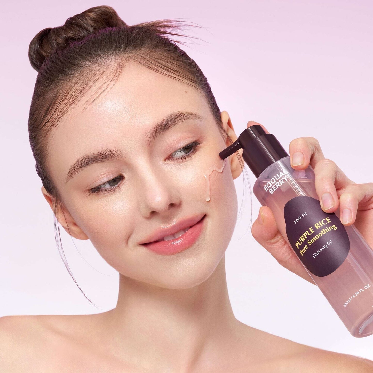 EQQUALBERRY Purple Rice Pore Smoothing Cleansing Oil 200ml at Embé Skin Korean and Japanese Beauty Skincare