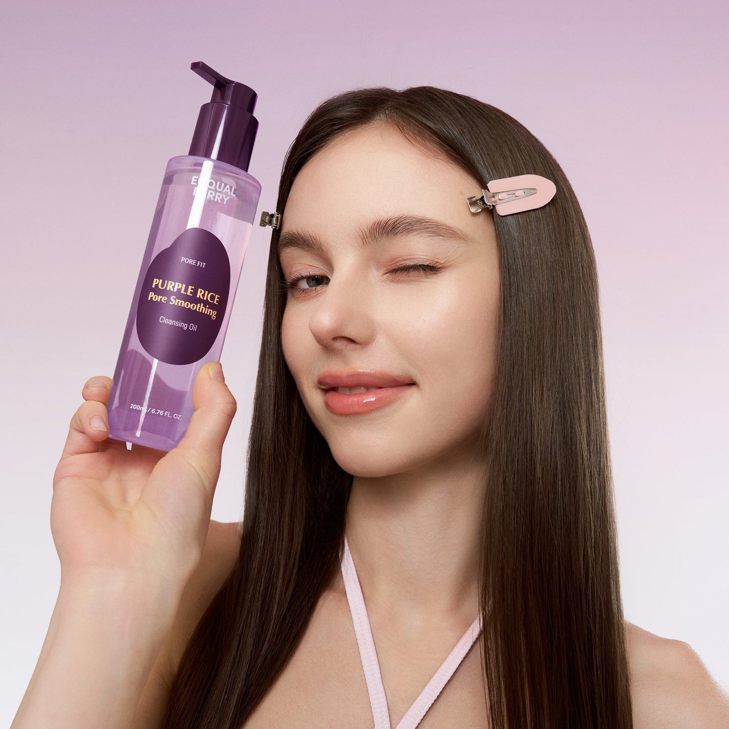 EQQUALBERRY Purple Rice Pore Smoothing Cleansing Oil 200ml at Embé Skin Korean and Japanese Beauty Skincare