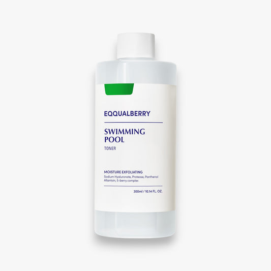 EQQUALBERRY Swimming Pool Daily Facial Toner 300ml at Embé Skin Korean and Japanese Beauty Skincare