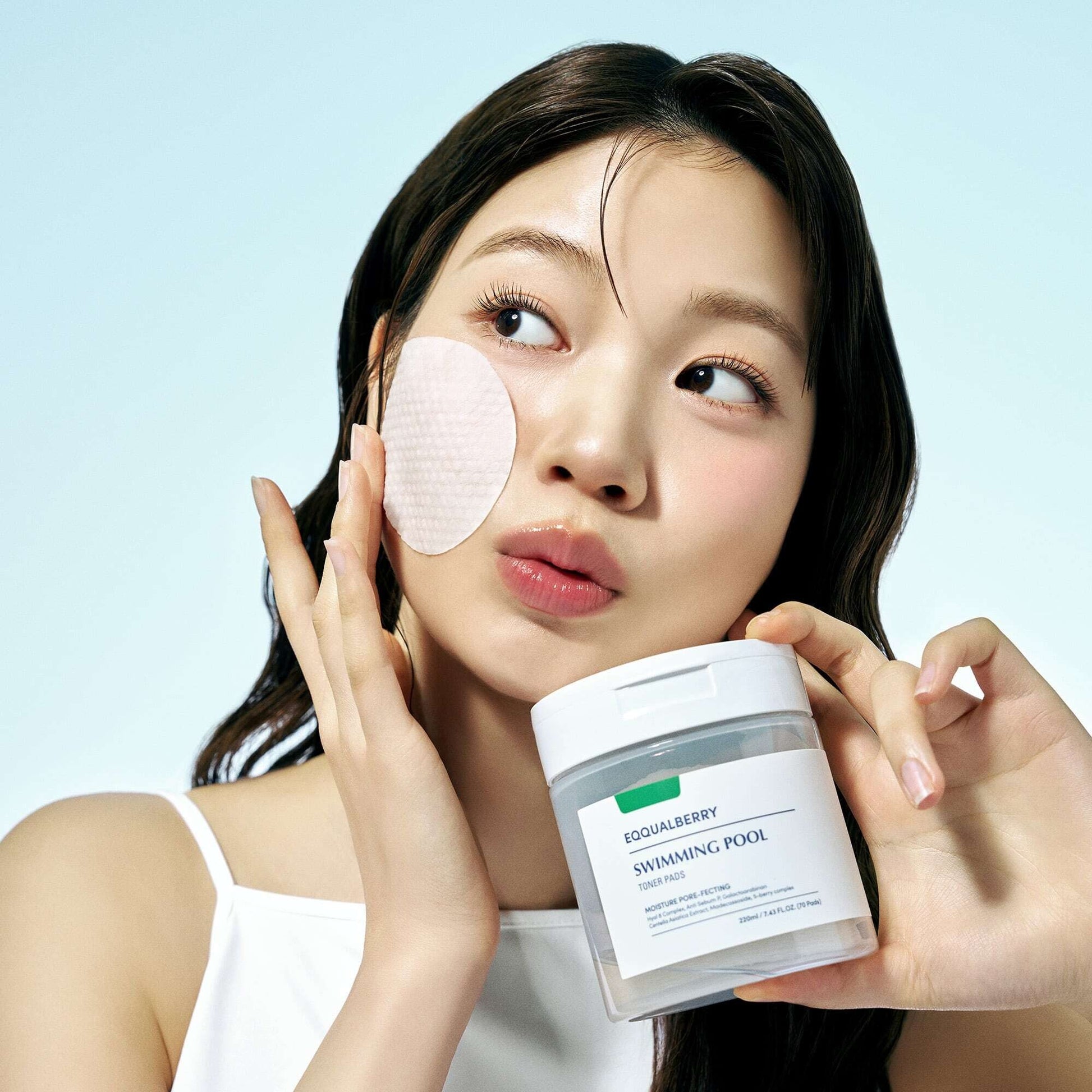 EQQUALBERRY Swimming Pool Toner Pads 70 Pads at Embé Skin Korean and Japanese Beauty Skincare
