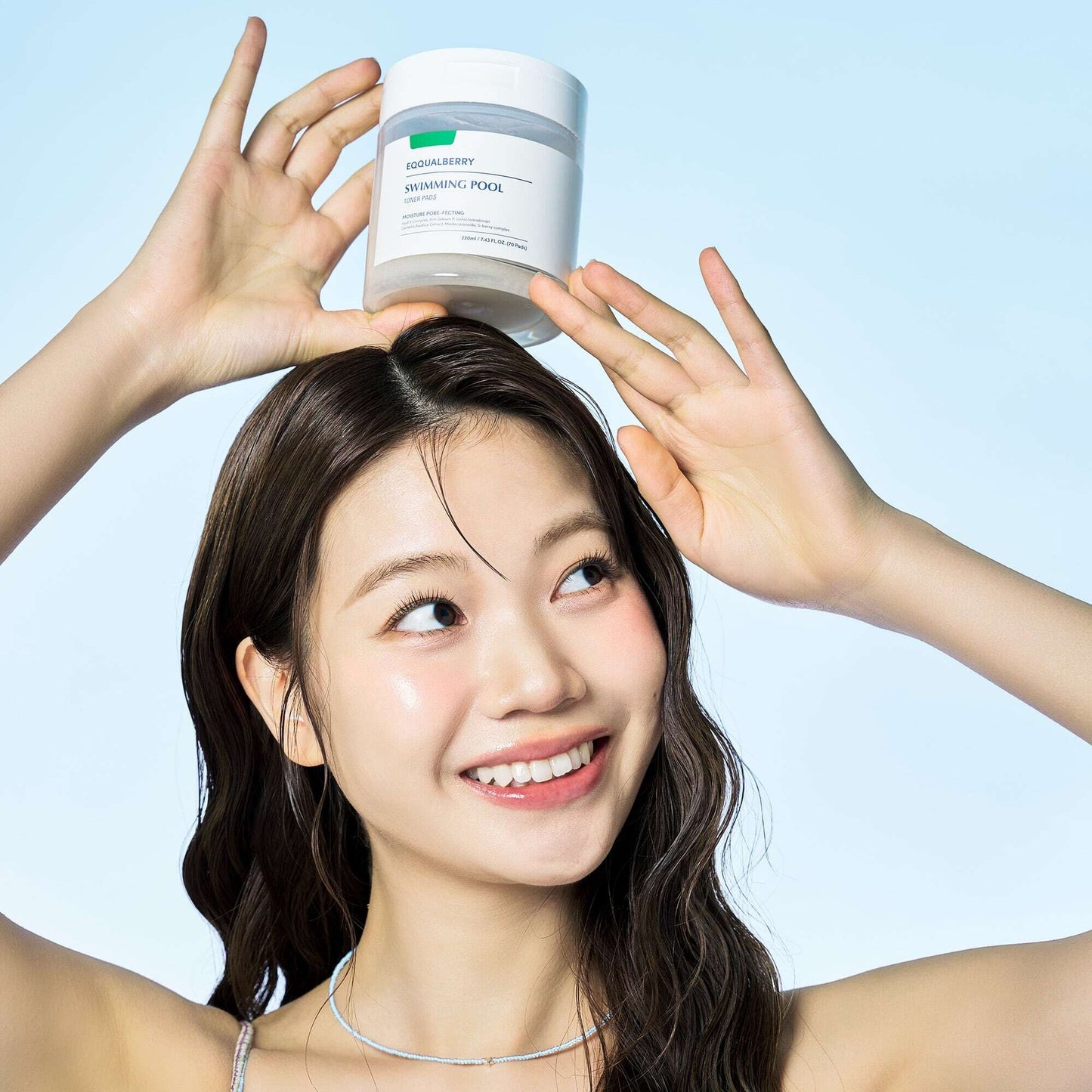 EQQUALBERRY Swimming Pool Toner Pads 70 Pads at Embé Skin Korean and Japanese Beauty Skincare