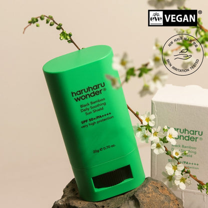 Haruharu Wonder Black Bamboo Daily Soothing Sun Shield 20g at Embé Skin Korean and Japanese Beauty Skincare