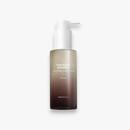 Haruharu Wonder Black Rice Moisture Deep Cleansing Oil Unscented 150ml at Embé Skin Korean and Japanese Beauty Skincare