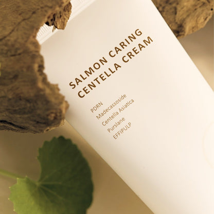 Heveblue Salmon Caring Centella Cream 100ml at Embé Skin Korean and Japanese Beauty Skincare