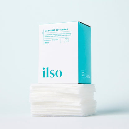 Ilso 1/3 Saving Cotton Pad 40 Pads at Embé Skin Korean and Japanese Beauty Skincare