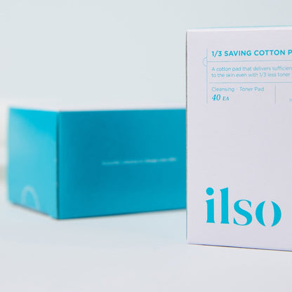 Ilso 1/3 Saving Cotton Pad 40 Pads at Embé Skin Korean and Japanese Beauty Skincare