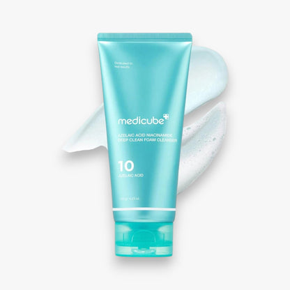 Medicube Azelaic Acid Niacinamide Deep Clean Foam Cleanser 120g at Embé Skin Korean and Japanese Beauty Skincare
