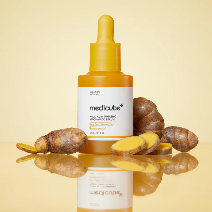 Medicube Kojic Acid Turmeric Niacinamide Serum 30ml at Embé Skin Korean and Japanese Beauty Skincare