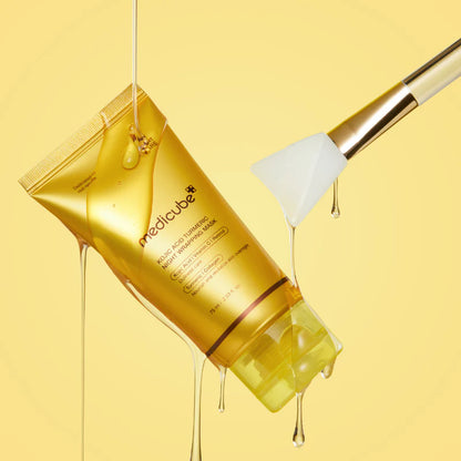 Medicube Kojic Acid Turmeric Night Wrapping Mask 75ml at Embé Skin Korean and Japanese Beauty Skincare